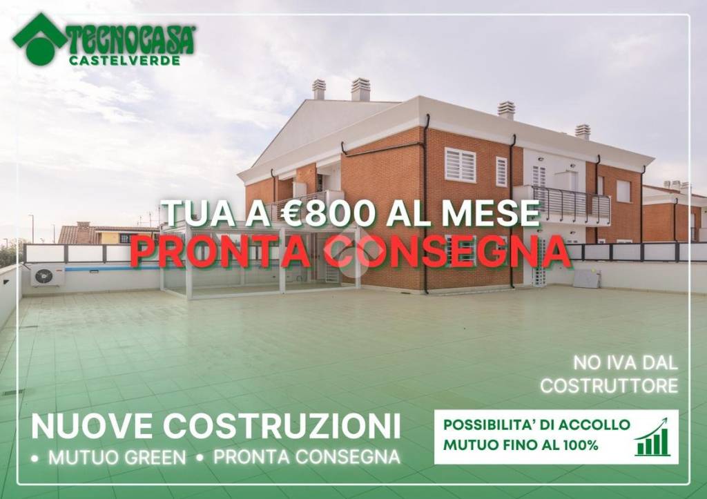 appartamento in vendita a Roma in zona Castelverde