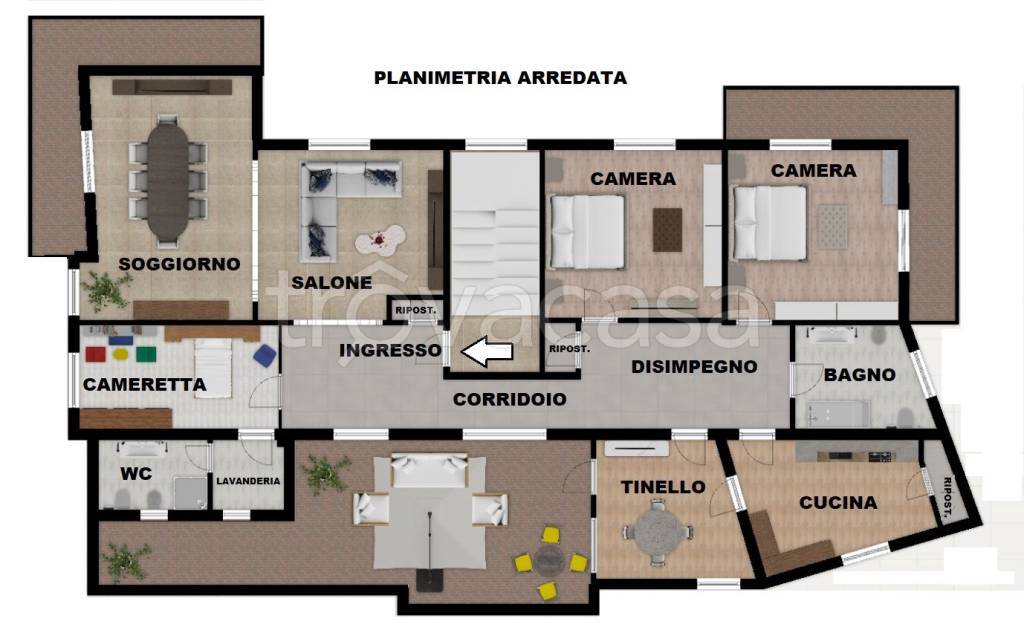 appartamento in vendita a Roma in zona Primavalle