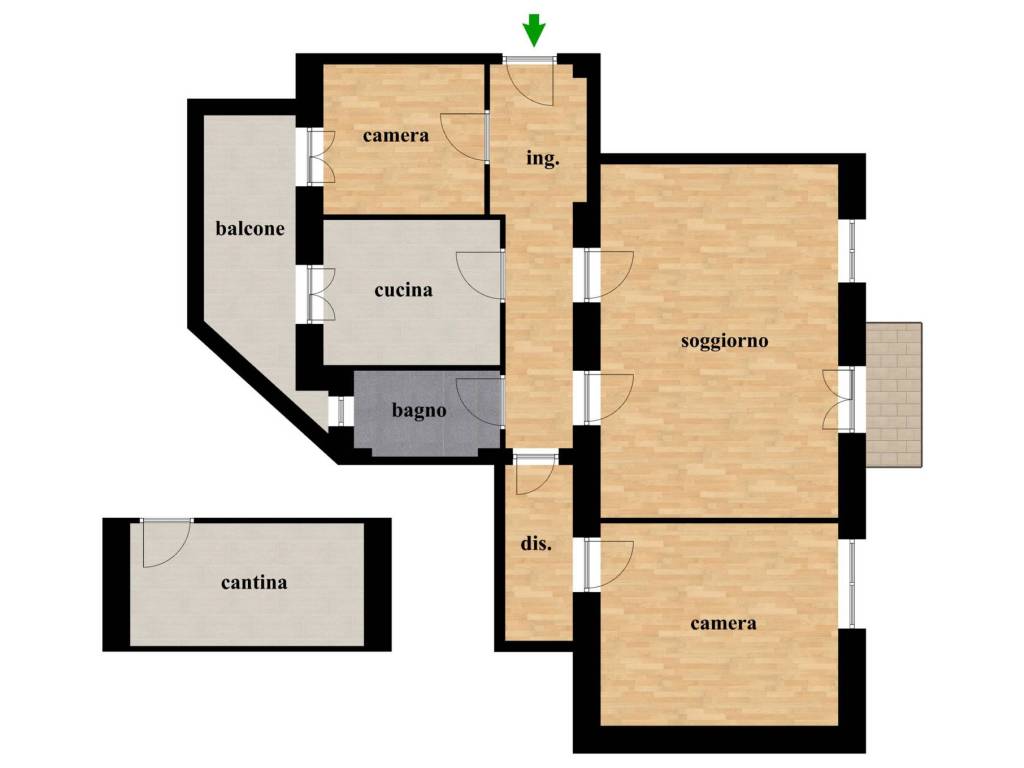 appartamento in vendita a Roma in zona Nomentano