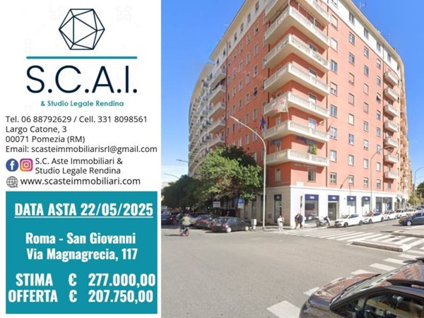 appartamento in vendita a Roma