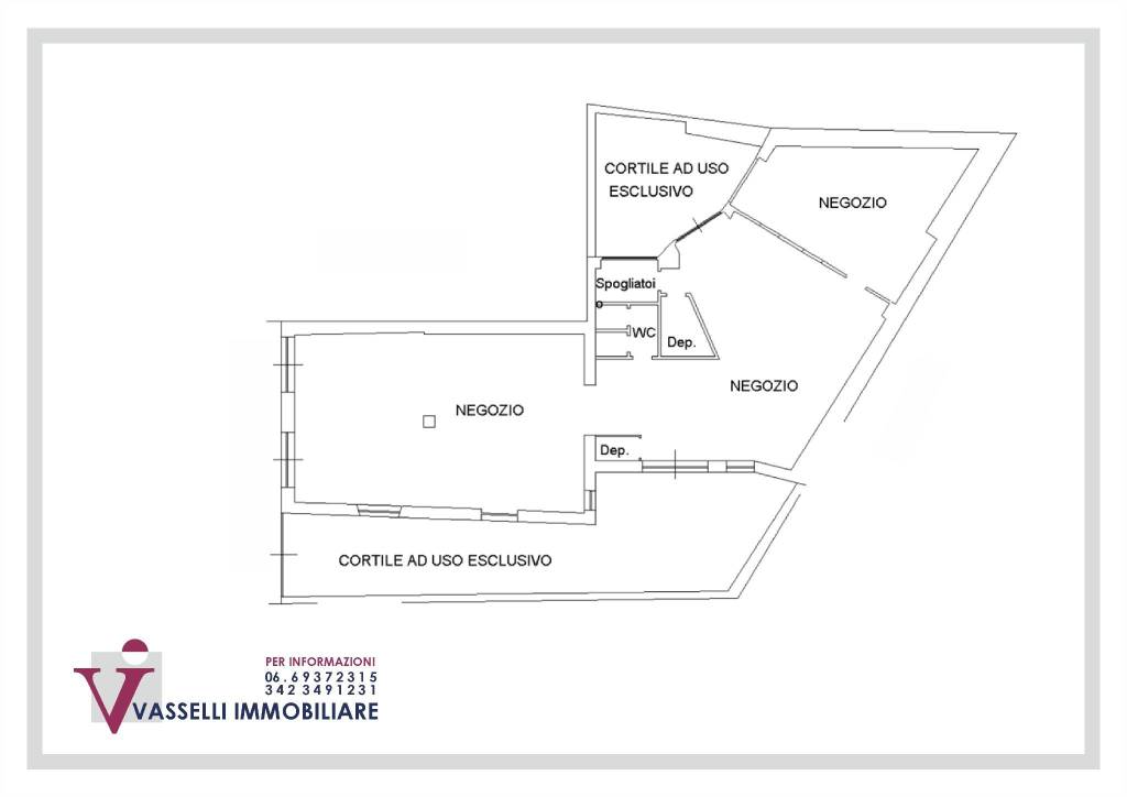 negozio in vendita a Roma in zona Prenestino-Labicano