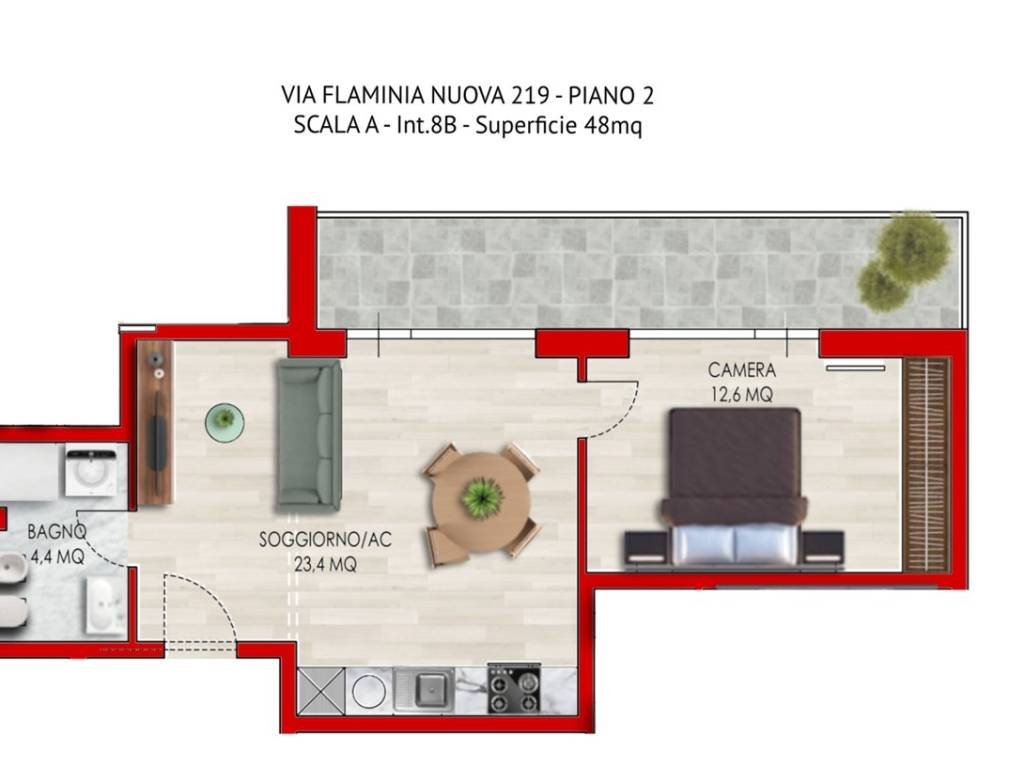 appartamento in vendita a Roma in zona Della Vittoria