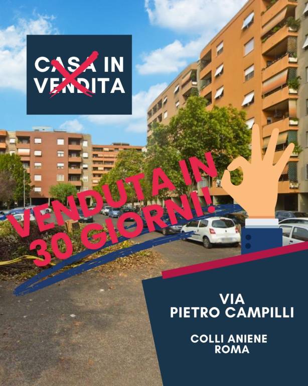 appartamento in vendita a Roma in zona Ponte Mammolo