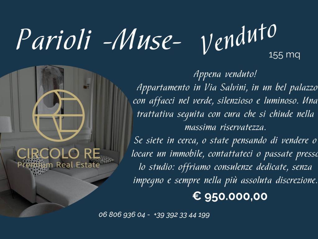 appartamento in vendita a Roma in zona Flaminio