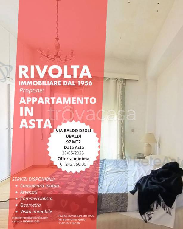 appartamento in vendita a Roma in zona Aurelio