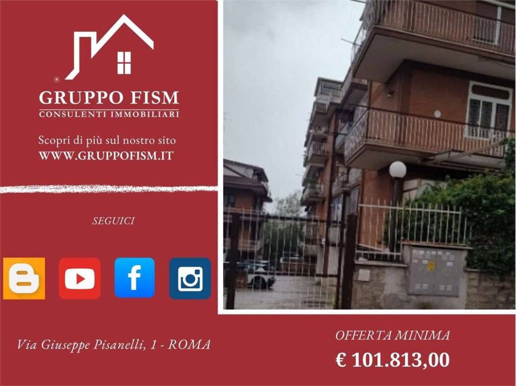 appartamento in vendita a Roma in zona Finocchio