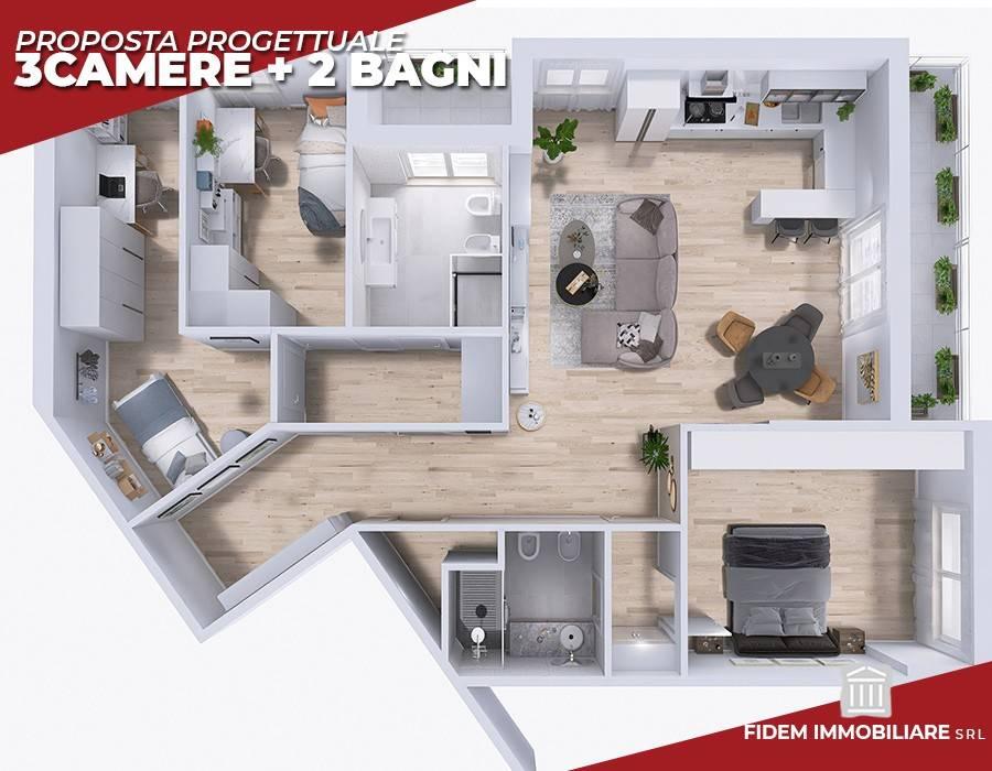 appartamento in vendita a Roma in zona Vitinia