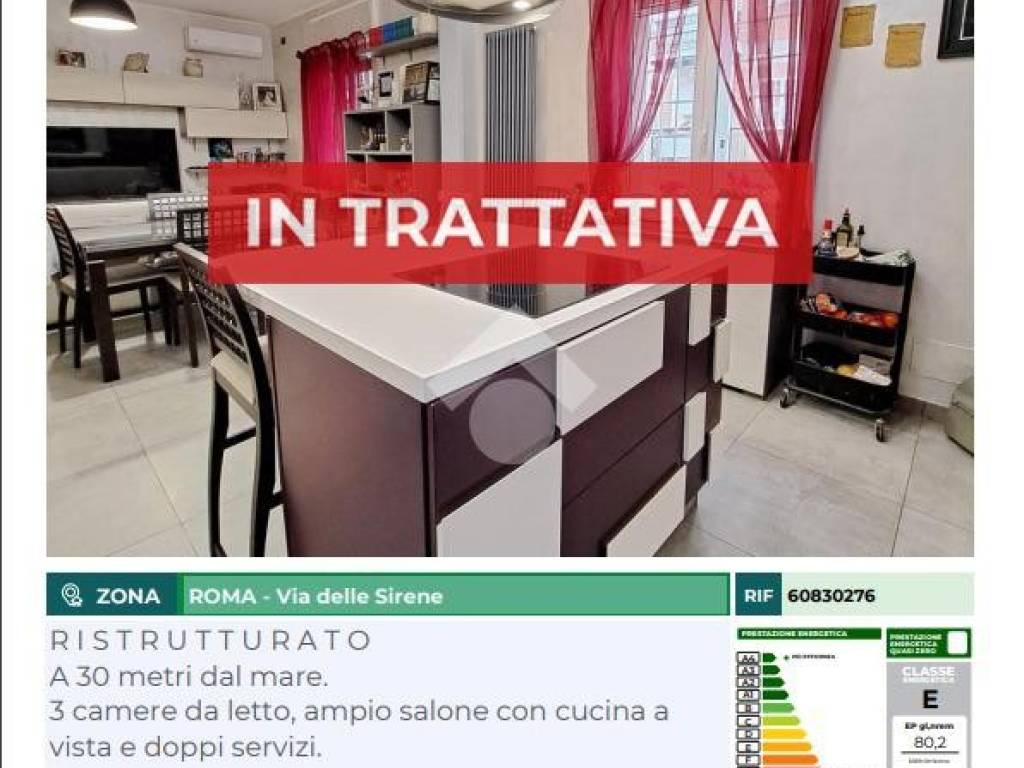 appartamento in vendita a Roma in zona Ostia