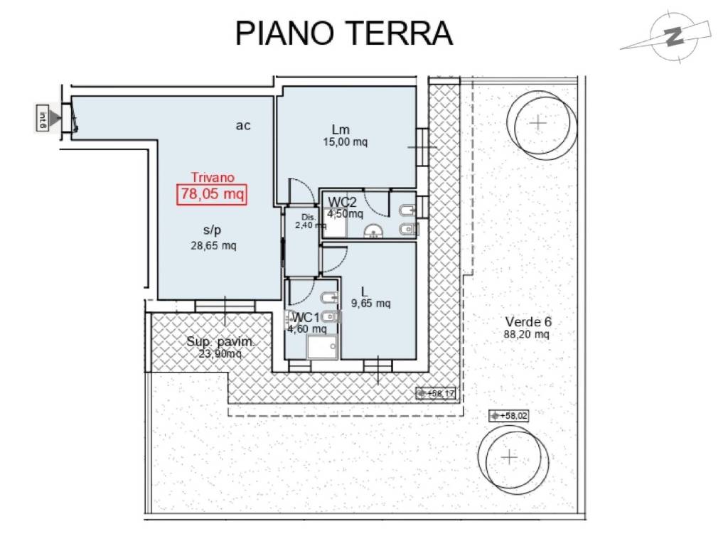 appartamento in vendita a Roma in zona Pantan Monastero