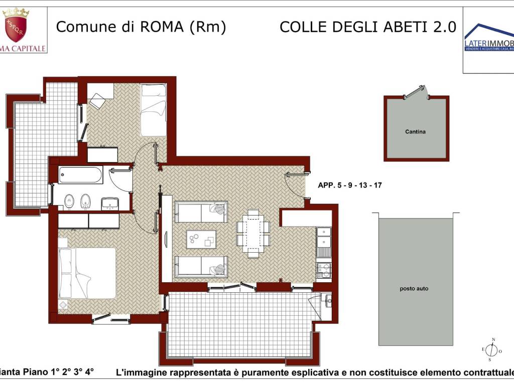 appartamento in vendita a Roma in zona Ponte di Nona