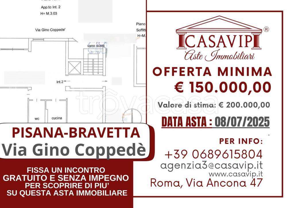 appartamento in vendita a Roma