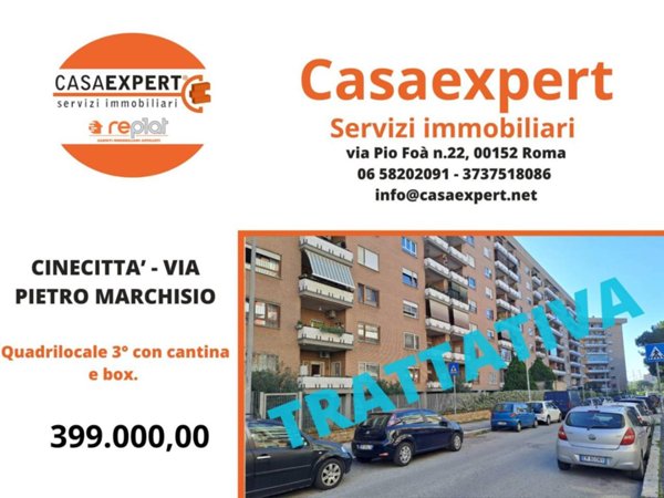 appartamento in vendita a Roma in zona Cinecittà