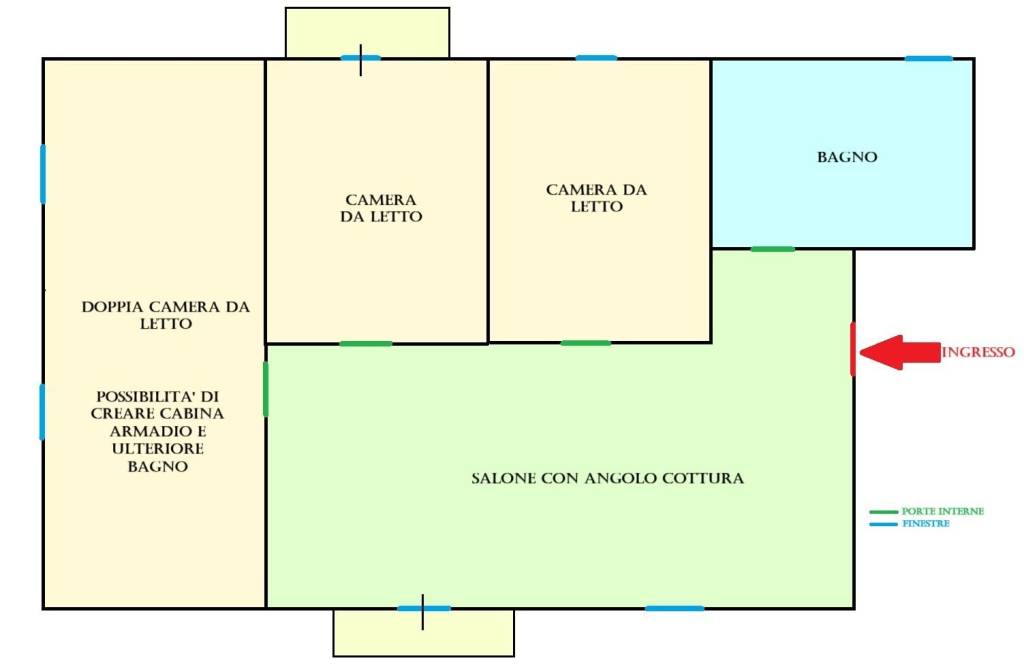 appartamento in vendita a Roma in zona Torre Maura