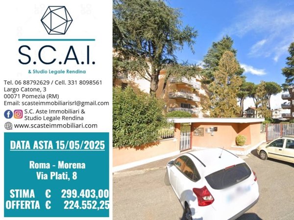 appartamento in vendita a Roma in zona Casal Morena
