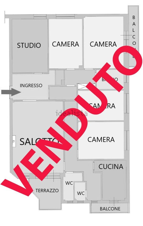 appartamento in vendita a Roma in zona Monte Sacro/Talenti