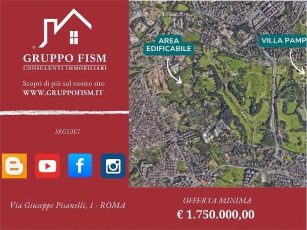 terreno edificabile in vendita a Roma