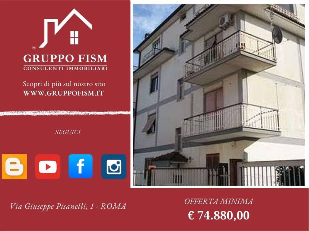 appartamento in vendita a Roma in zona Finocchio