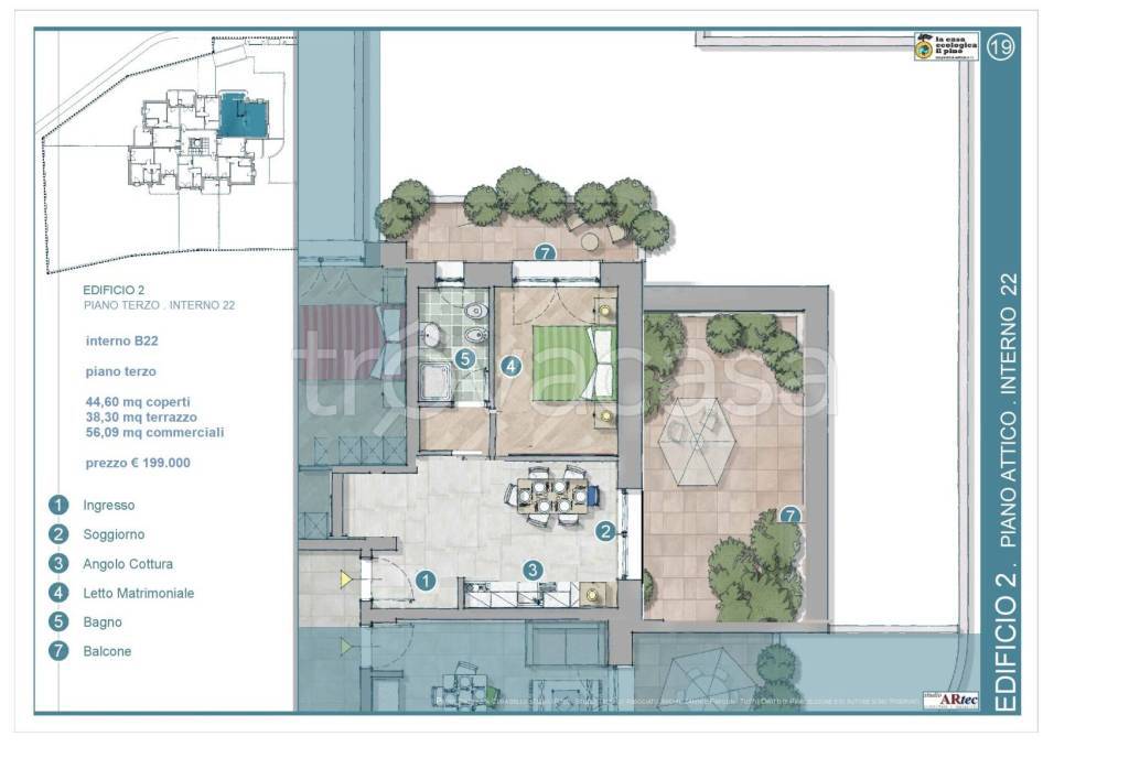 appartamento in vendita a Roma in zona Ottavia