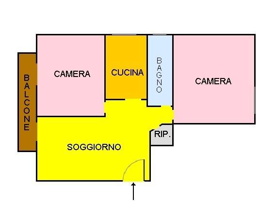 appartamento in vendita a Roma in zona Prenestino-Centocelle