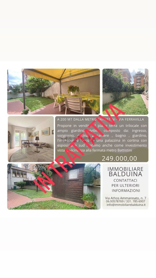 appartamento in vendita a Roma in zona Primavalle