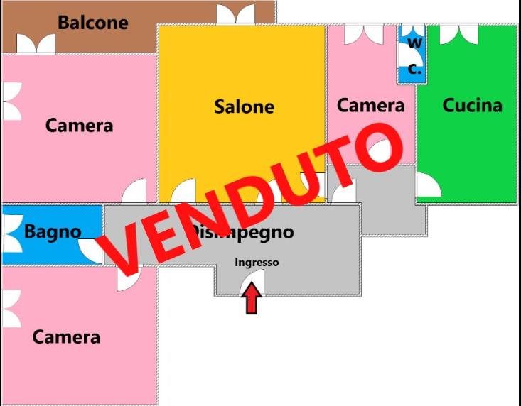 appartamento in vendita a Roma in zona Monte Sacro/Talenti