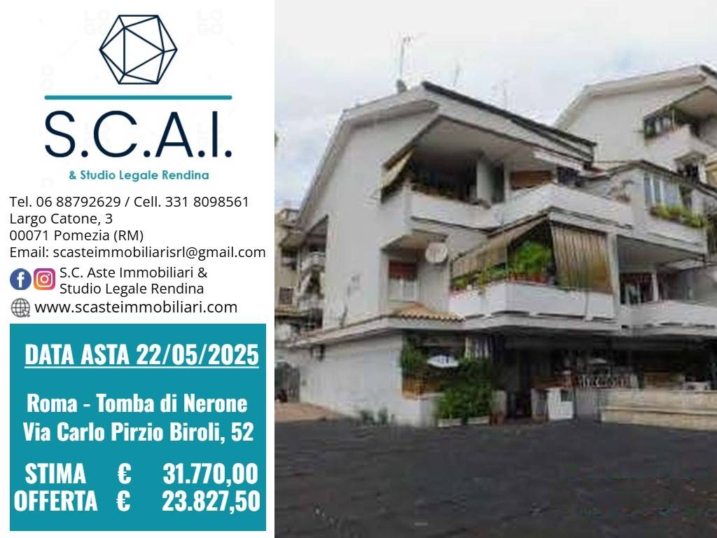 appartamento in vendita a Roma in zona Tomba di Nerone