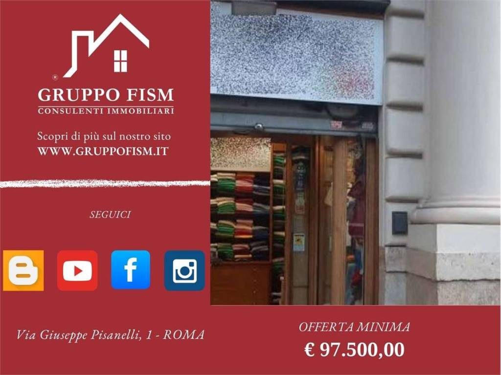 negozio in vendita a Roma in zona Salario