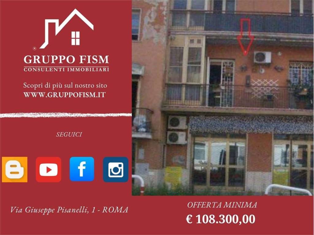 appartamento in vendita a Roma in zona Ponte di Nona