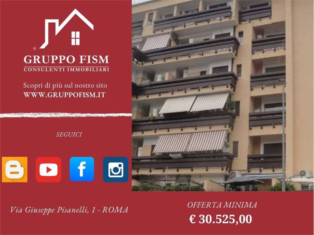 appartamento in vendita a Roma in zona Tomba di Nerone