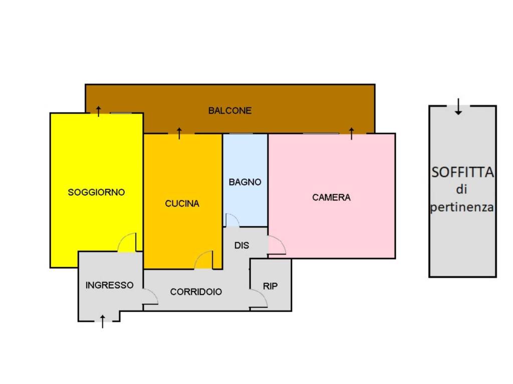 appartamento in vendita a Roma in zona Tuscolano