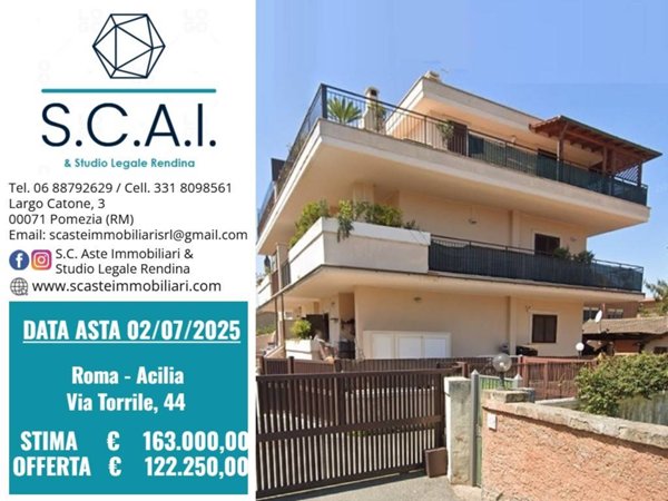appartamento in vendita a Roma in zona Acilia