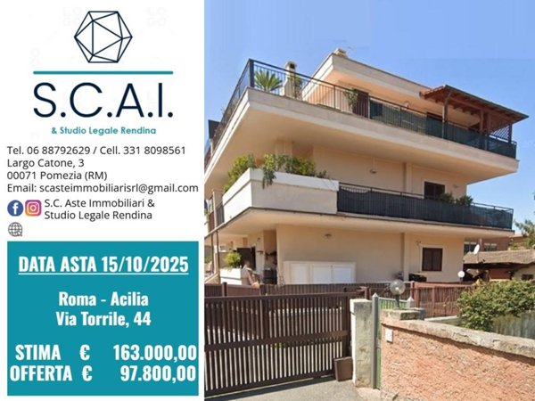 appartamento in vendita a Roma in zona Acilia