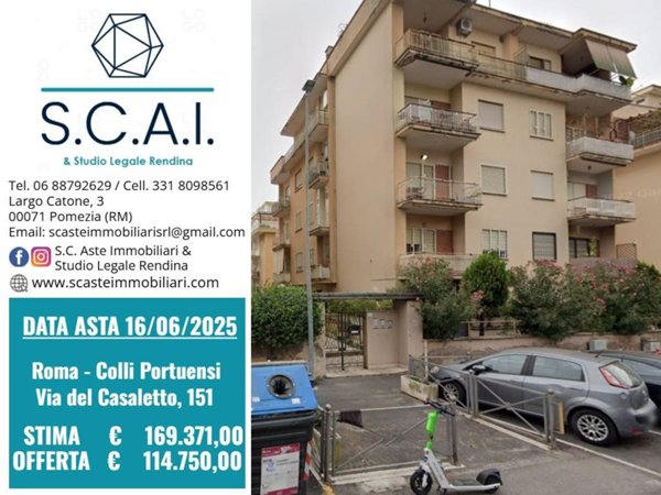 appartamento in vendita a Roma in zona Gianicolense
