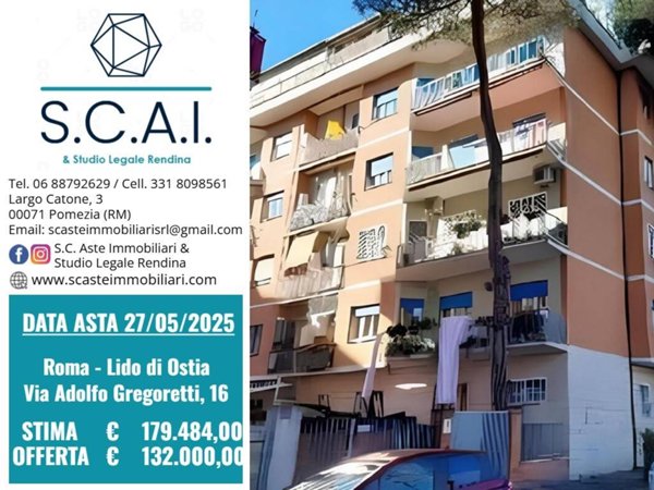 appartamento in vendita a Roma in zona Ostia