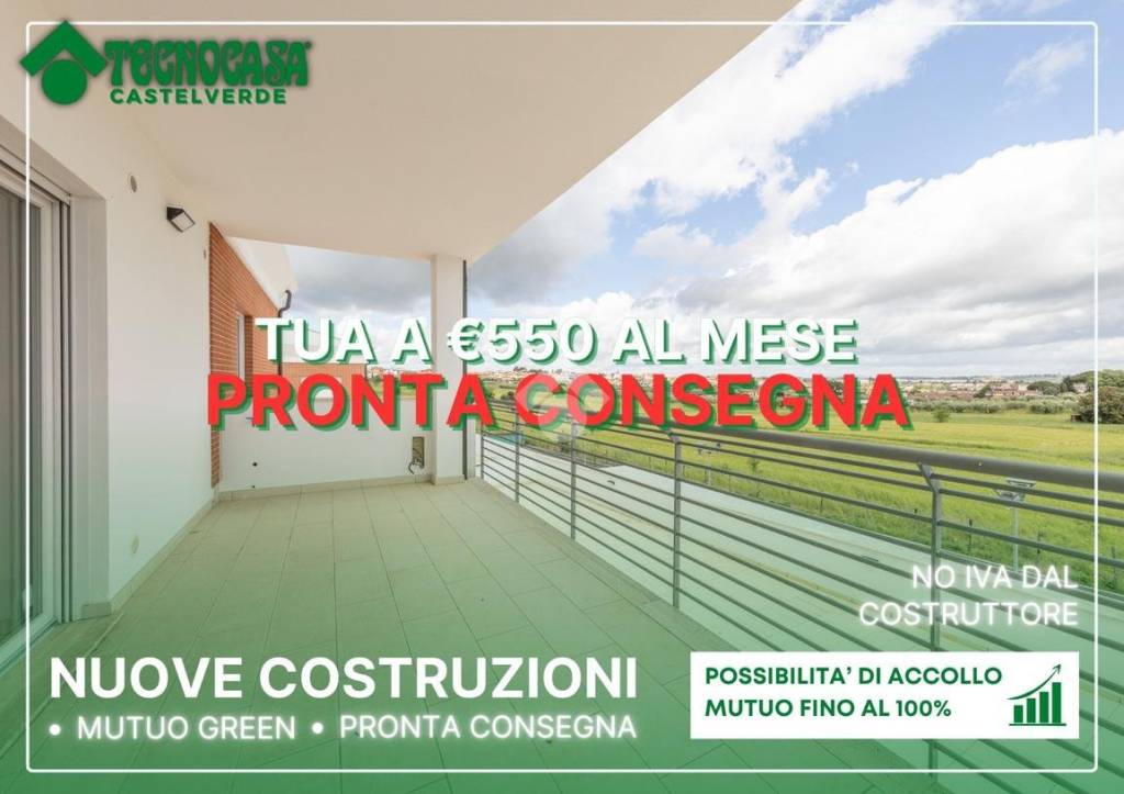 appartamento in vendita a Roma in zona Castelverde