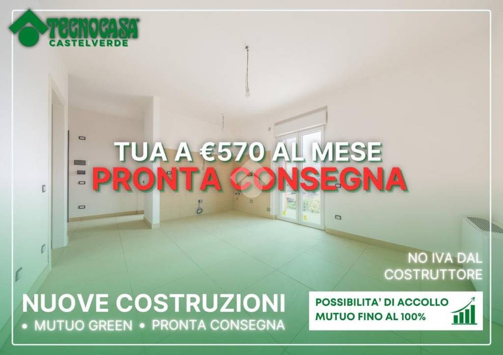 appartamento in vendita a Roma in zona Castelverde
