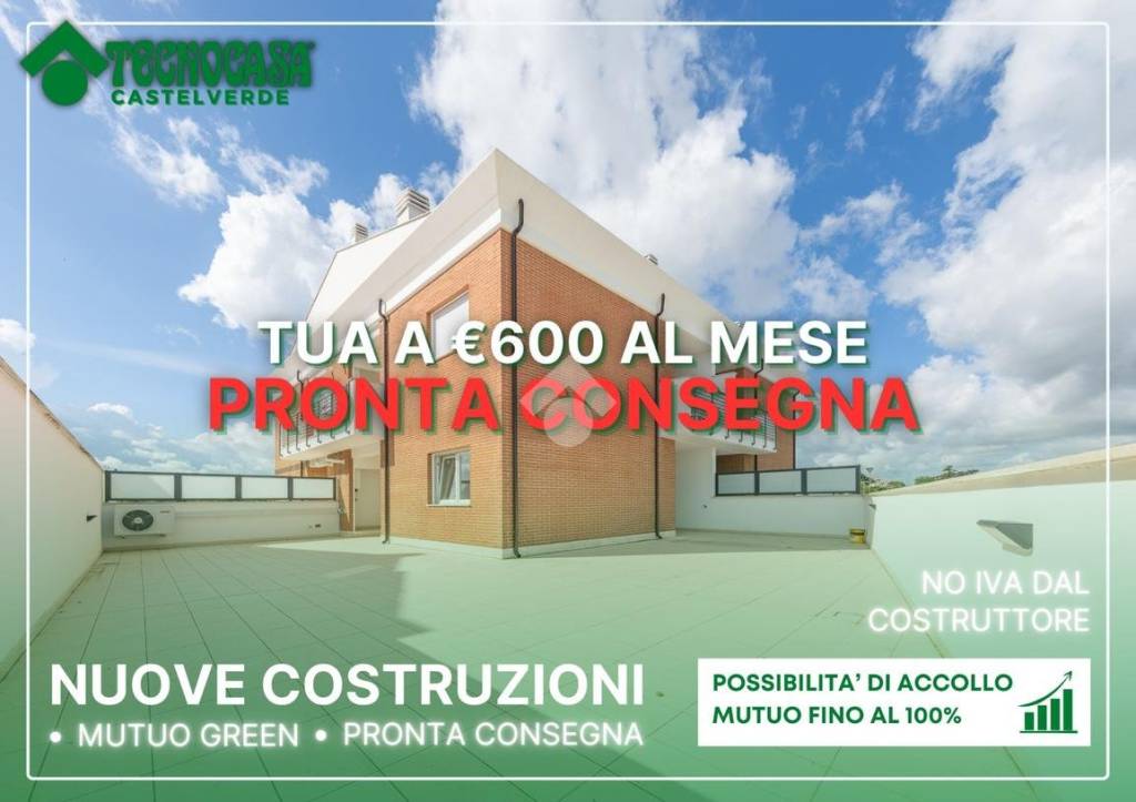 appartamento in vendita a Roma in zona Castelverde