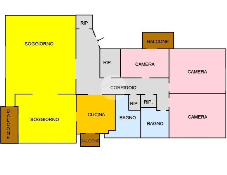 appartamento in vendita a Roma in zona EUR