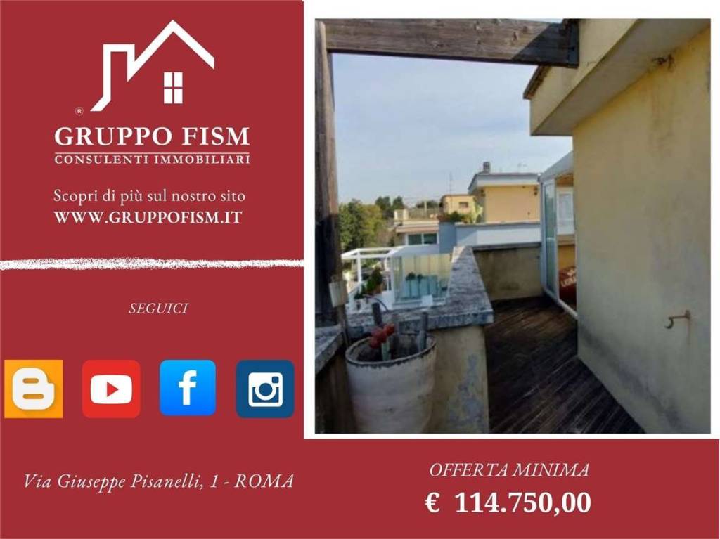 appartamento in vendita a Roma in zona Gianicolense