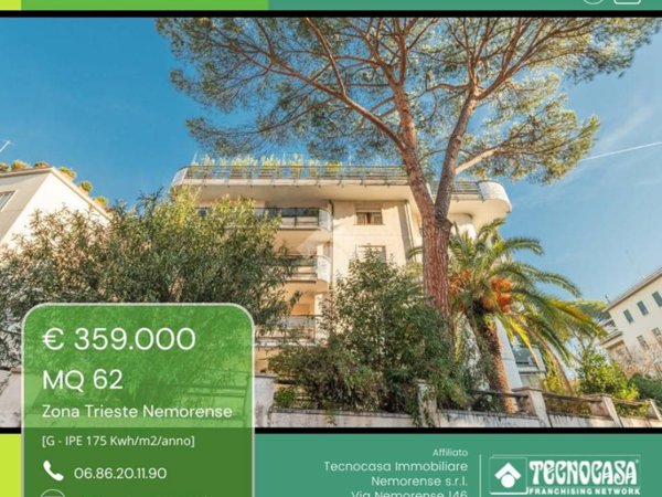 appartamento in vendita a Roma in zona Trieste