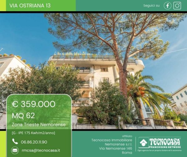 appartamento in vendita a Roma in zona Trieste
