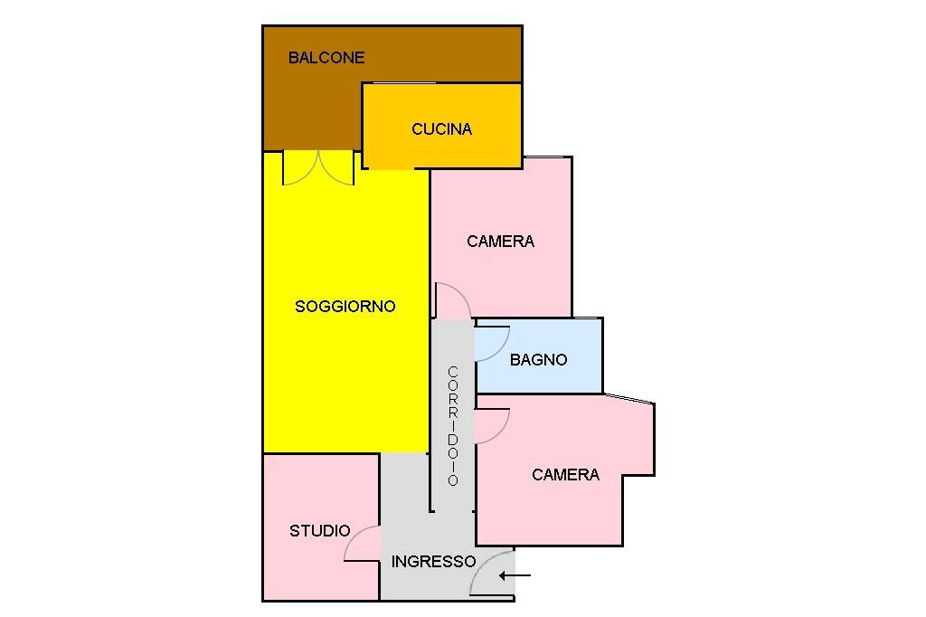 appartamento in vendita a Roma in zona Collatino