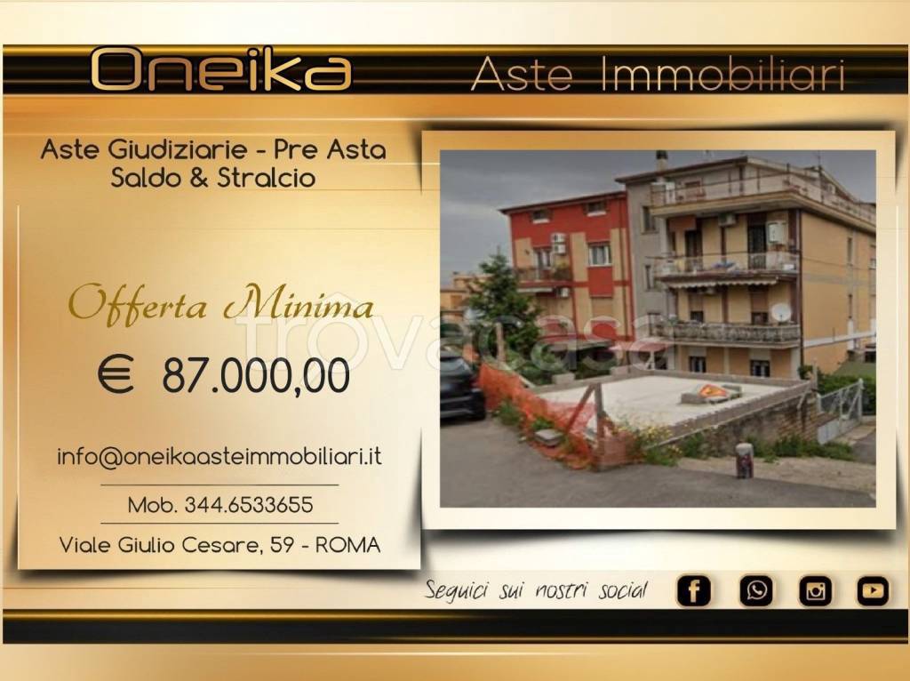 appartamento in vendita a Roma in zona Lunghezza