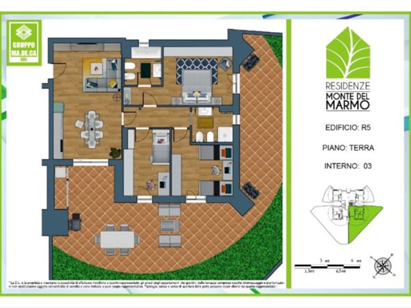 appartamento in vendita a Roma in zona Primavalle