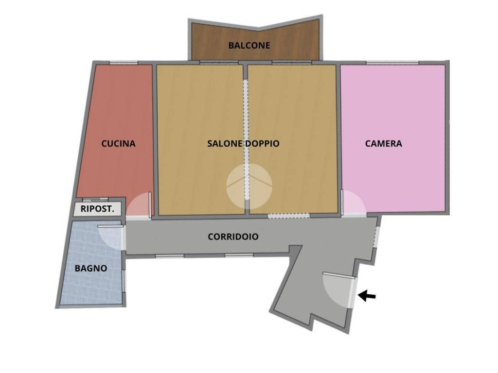 appartamento in vendita a Roma in zona Collatino
