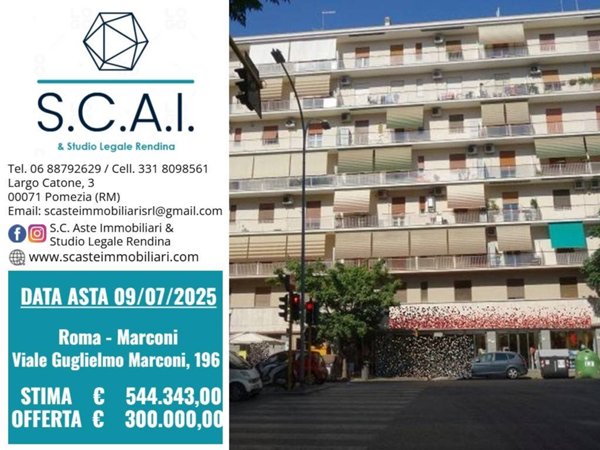 appartamento in vendita a Roma in zona Ostiense