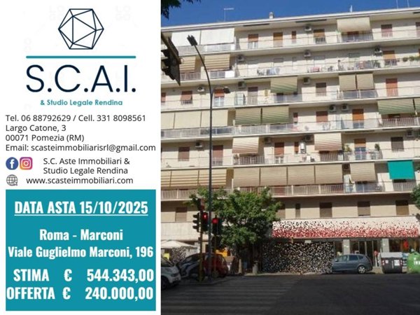 appartamento in vendita a Roma in zona Ostiense