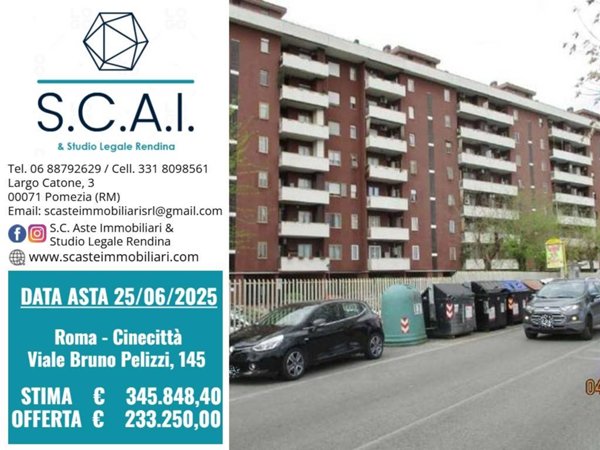 appartamento in vendita a Roma in zona Cinecittà