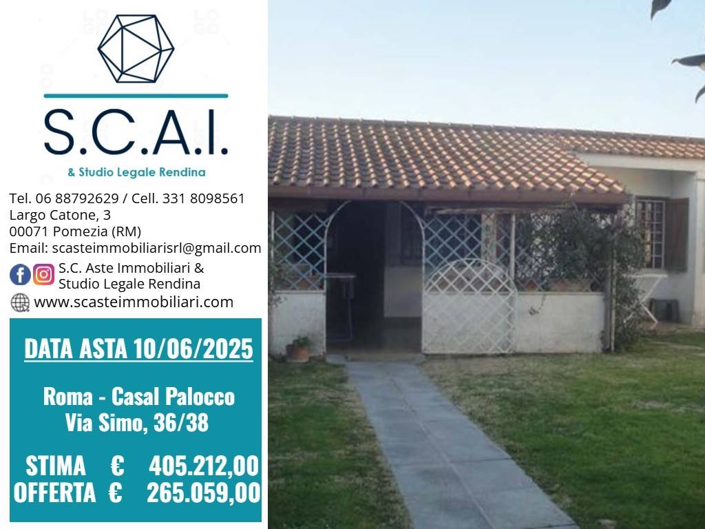 casa indipendente in vendita a Roma in zona Casal Palocco