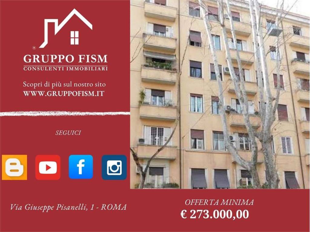 appartamento in vendita a Roma in zona Della Vittoria